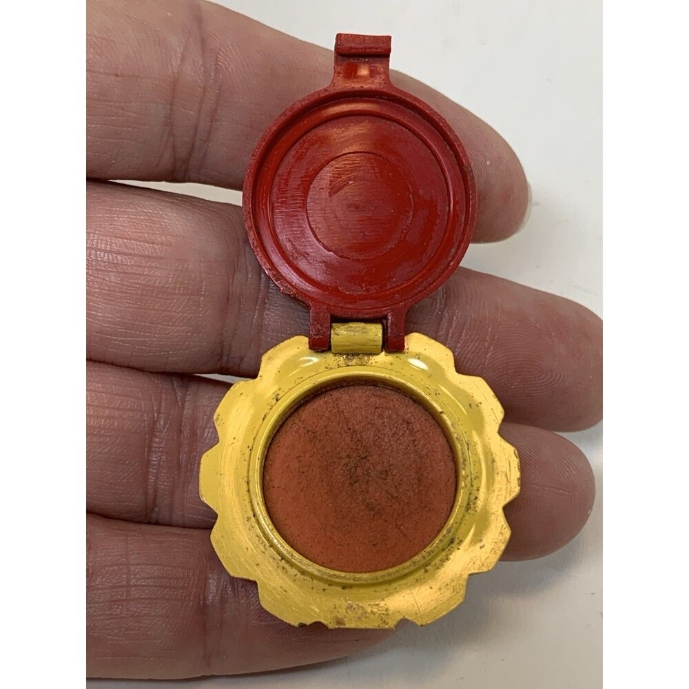 Early Mattel Futurland Make Believe Makeup Compact Toy 1940’s Pre Barbie Rare - Picture 3 of 8